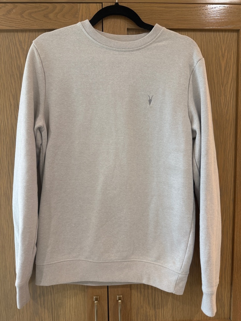AllSaints Crewneck Sweatshirt in Light Taupe